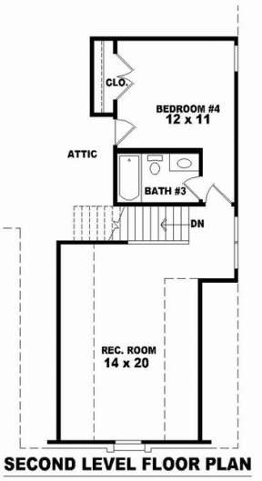 Floorplan 2 for House Plan #053-01377