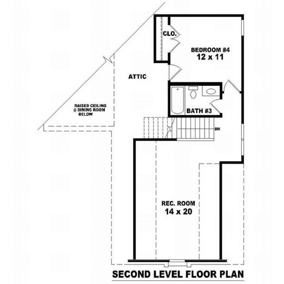 Floorplan 2 for House Plan #053-01378