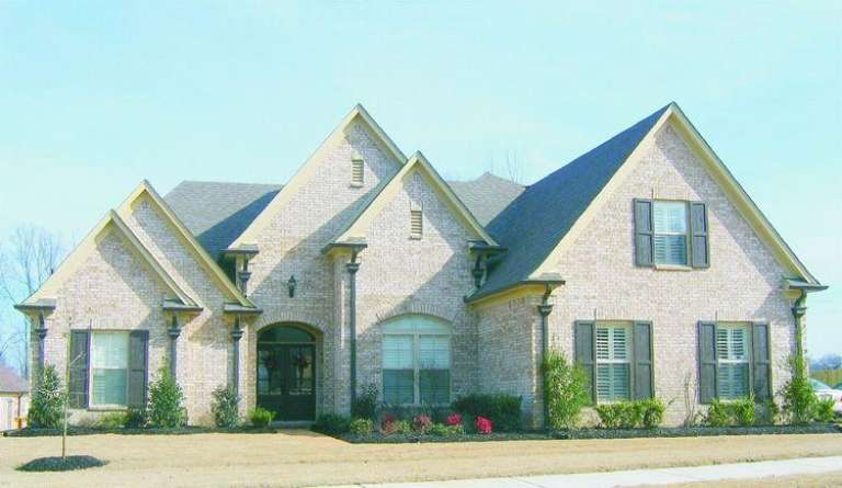 French Country House Plan #053-01380 Elevation Photo