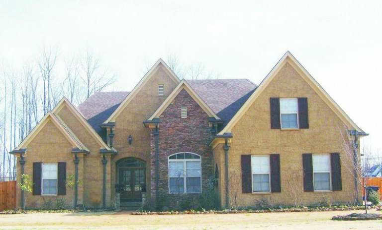 French Country House Plan #053-01381 Elevation Photo