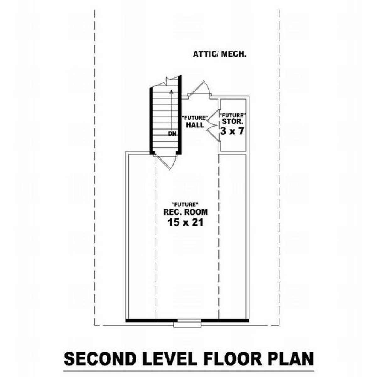 Floorplan 2 for House Plan #053-01383