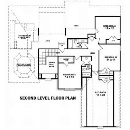 Floorplan 2 for House Plan #053-01386