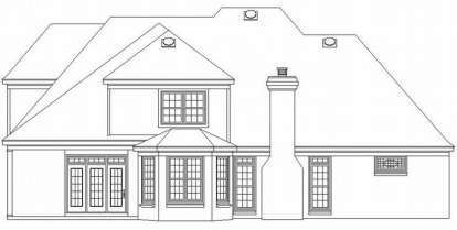 Traditional House Plan #053-01388 Elevation Photo