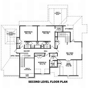 Floorplan 2 for House Plan #053-01389