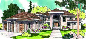 Mediterranean House Plan #035-00247 Elevation Photo