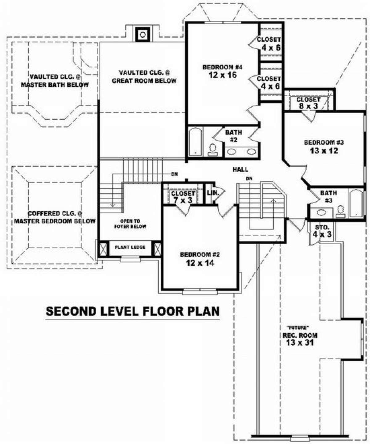 Floorplan 2 for House Plan #053-01396