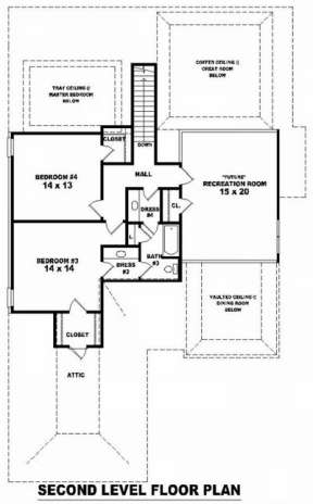 Floorplan 2 for House Plan #053-01402