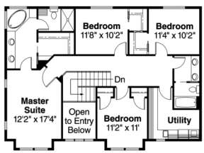 Floorplan 2 for House Plan #035-00248