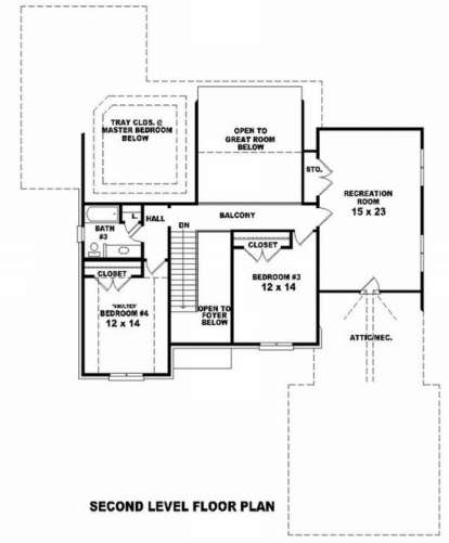 Floorplan 2 for House Plan #053-01410