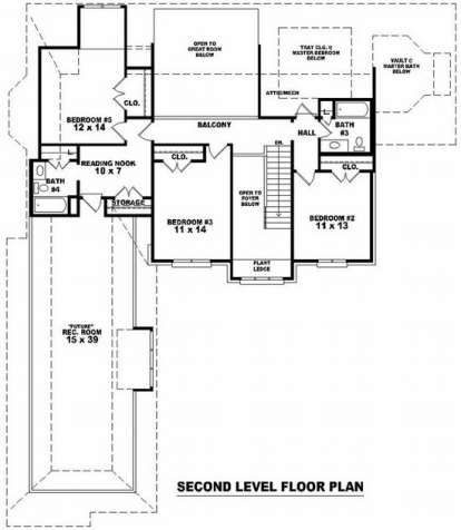 Floorplan 2 for House Plan #053-01411