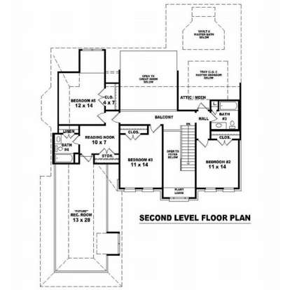 Floorplan 2 for House Plan #053-01413