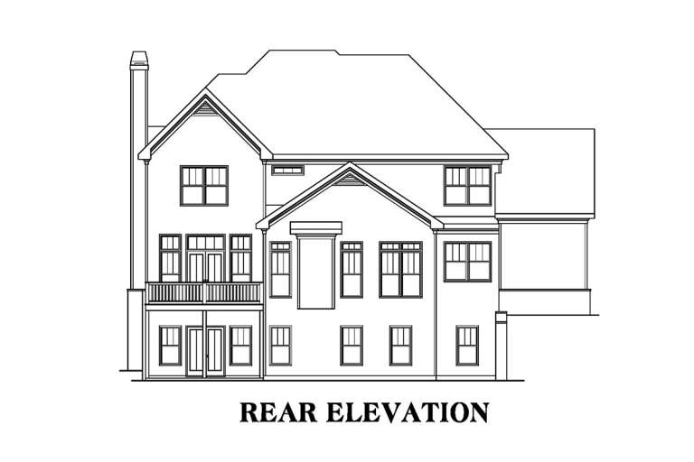 Country House Plan #009-00073 Elevation Photo