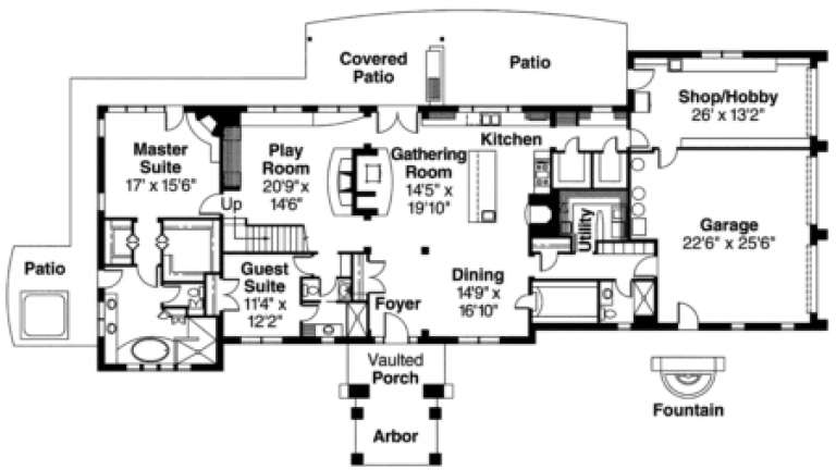 House Plan House Plan #900 Drawing 1
