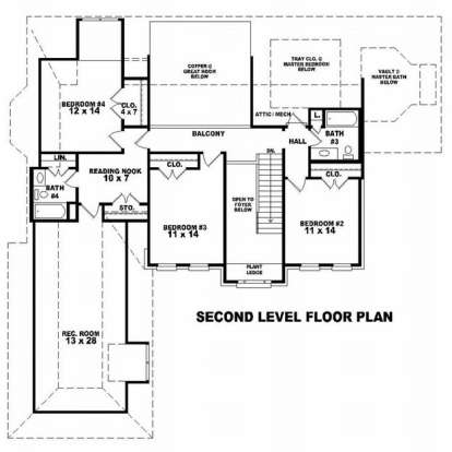 Floorplan 2 for House Plan #053-01423