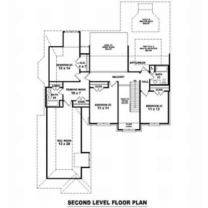 Floorplan 2 for House Plan #053-01425