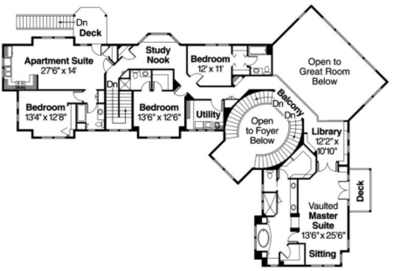 House Plan House Plan #901 Drawing 2