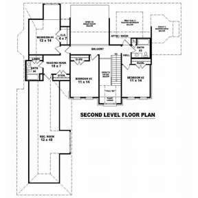 Floorplan 2 for House Plan #053-01426