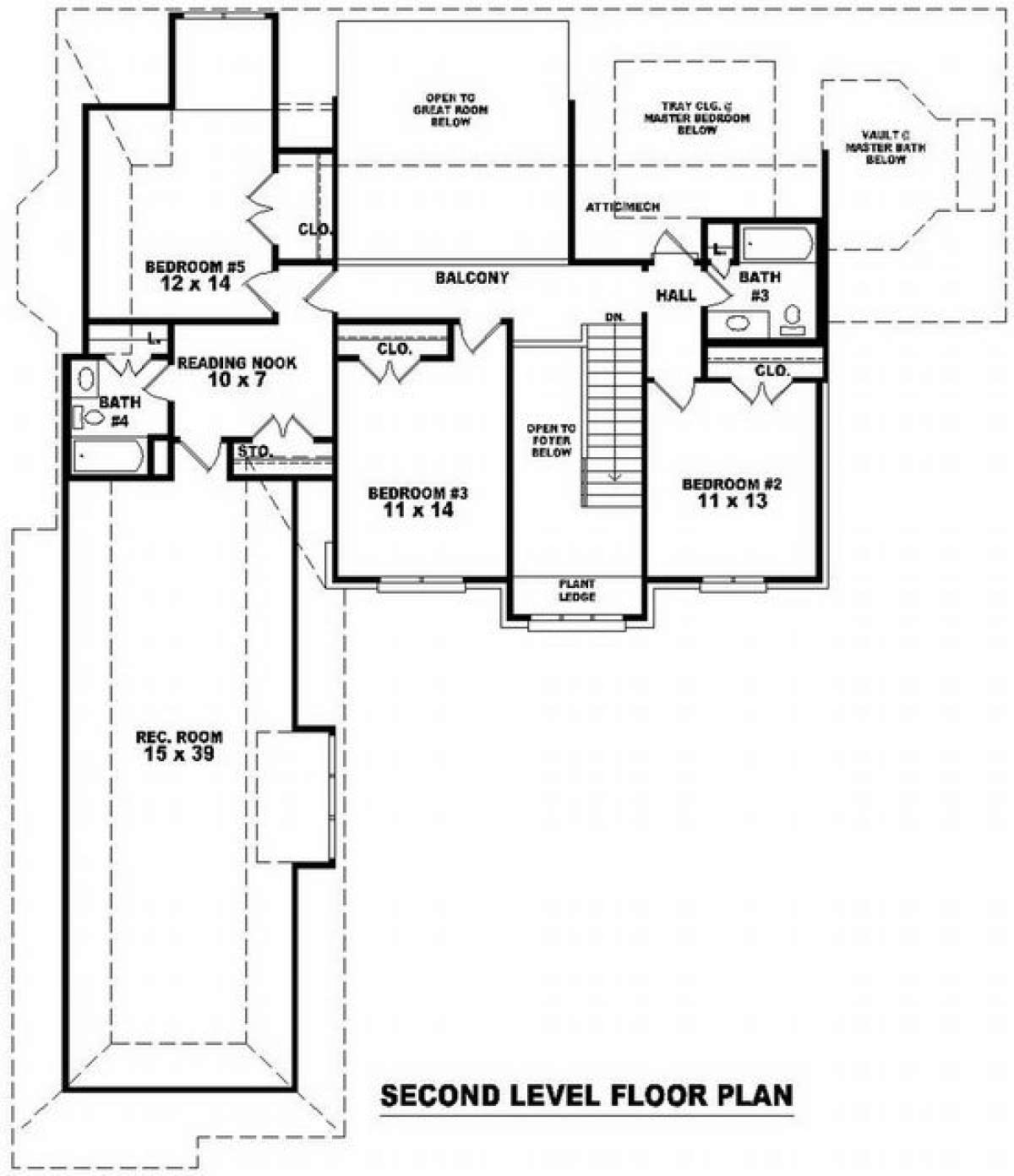 Floorplan 2 for House Plan #053-01429