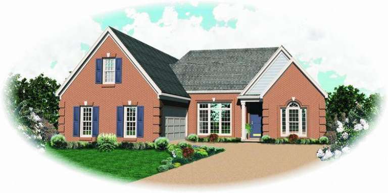 House Plan House Plan #9015 Front Elevation