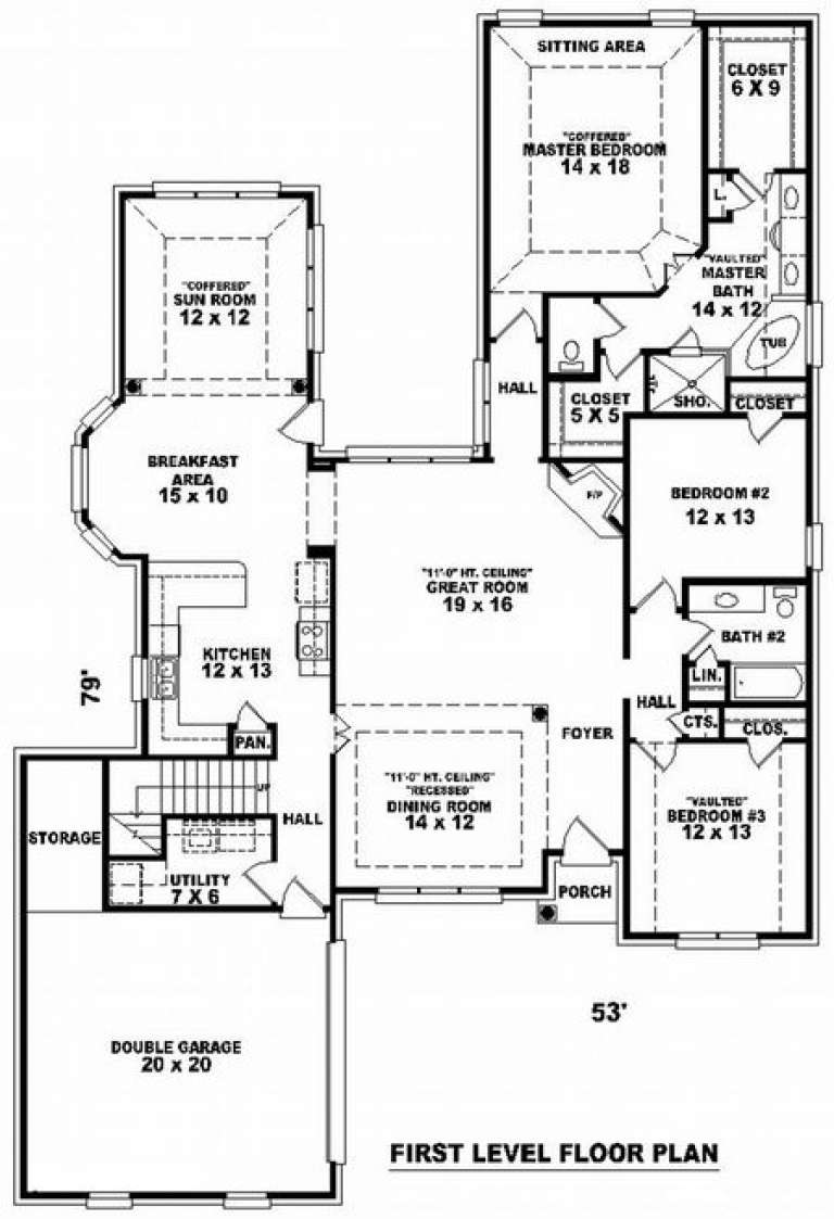 House Plan House Plan #9015 Drawing 1