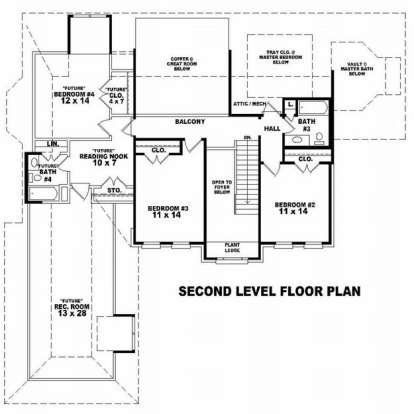 Floorplan 2 for House Plan #053-01434