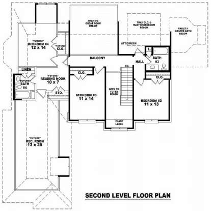 Floorplan 2 for House Plan #053-01435