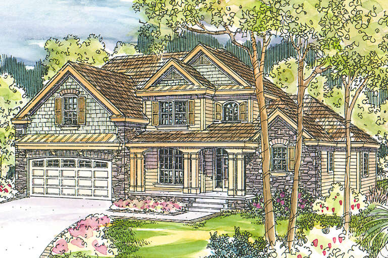 House Plan House Plan #902 Front Elevation 