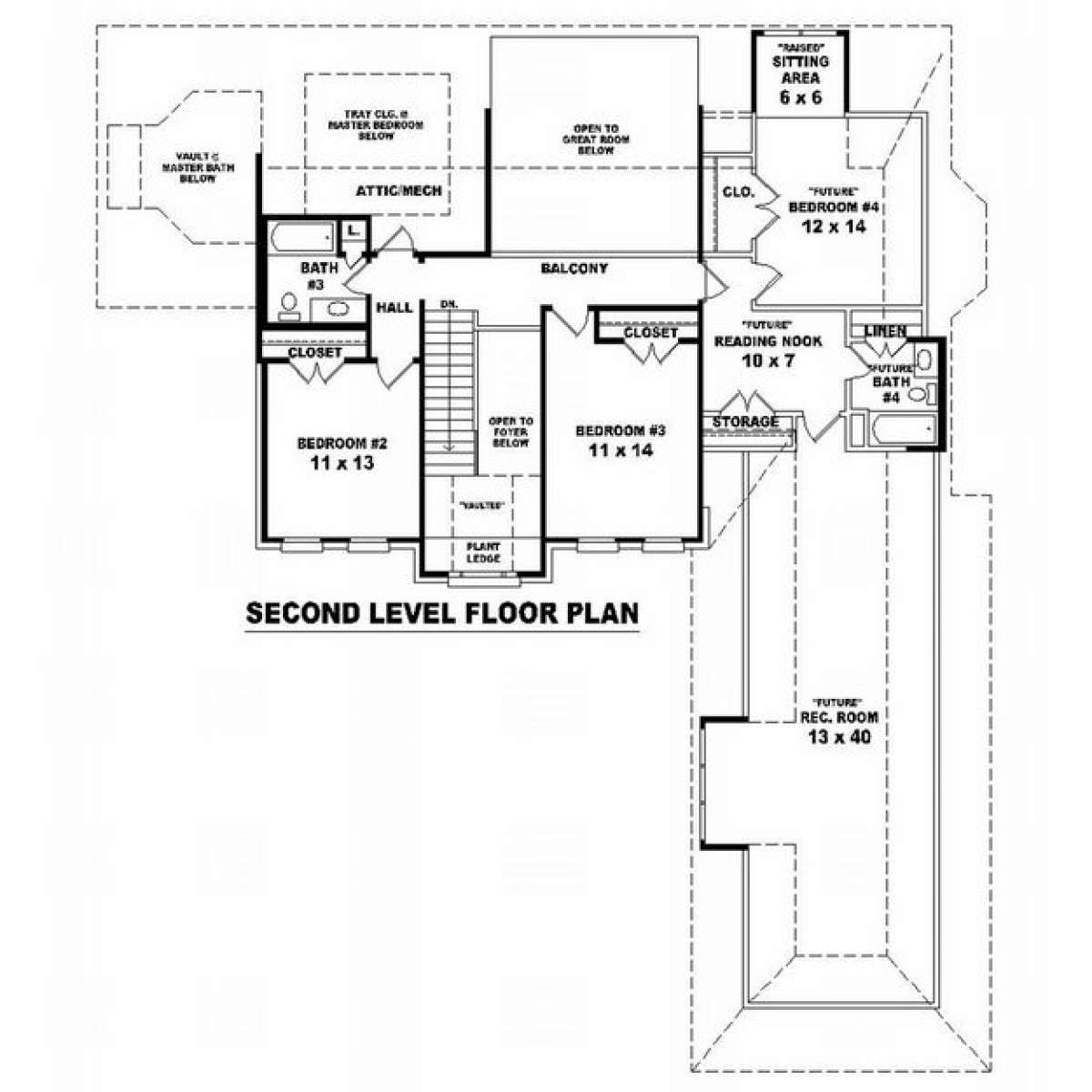 Floorplan 2 for House Plan #053-01436