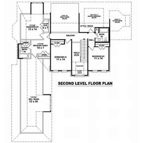 Floorplan 2 for House Plan #053-01438