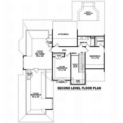 Floorplan 2 for House Plan #053-01442