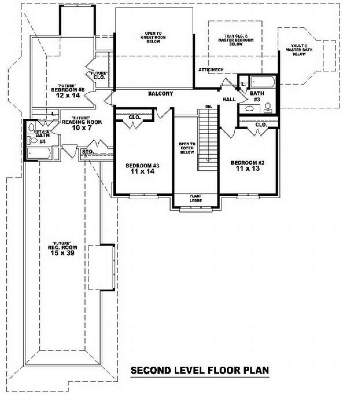 Floorplan 2 for House Plan #053-01444
