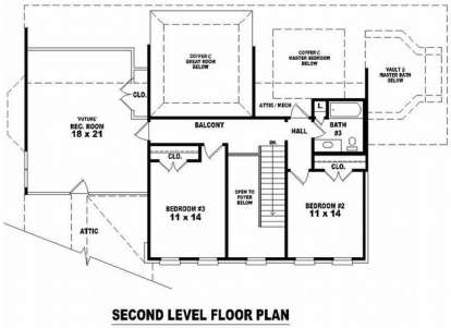 Floorplan 2 for House Plan #053-01445
