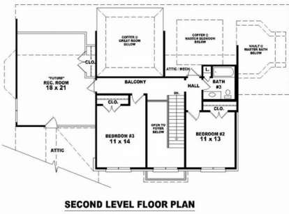 Floorplan 2 for House Plan #053-01446