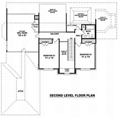 Floorplan 2 for House Plan #053-01447
