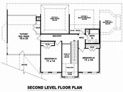 Floorplan 2 for House Plan #053-01448