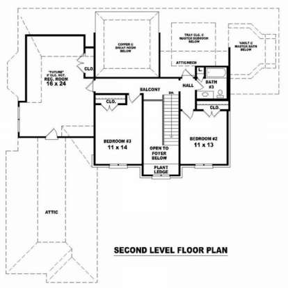 Floorplan 2 for House Plan #053-01449