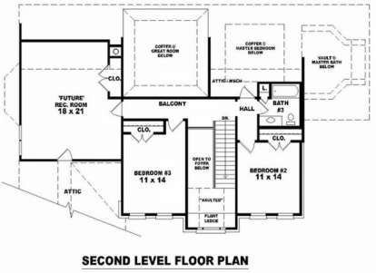 Floorplan 2 for House Plan #053-01450