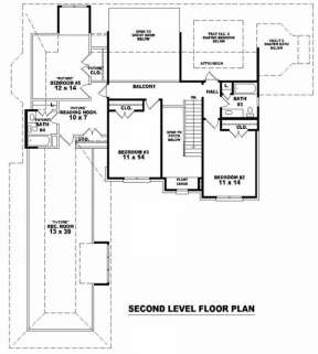 Floorplan 2 for House Plan #053-01452