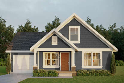 Farmhouse House Plan #035-00253 Elevation Photo