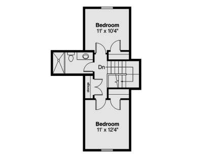 Second Floor for House Plan #035-00253