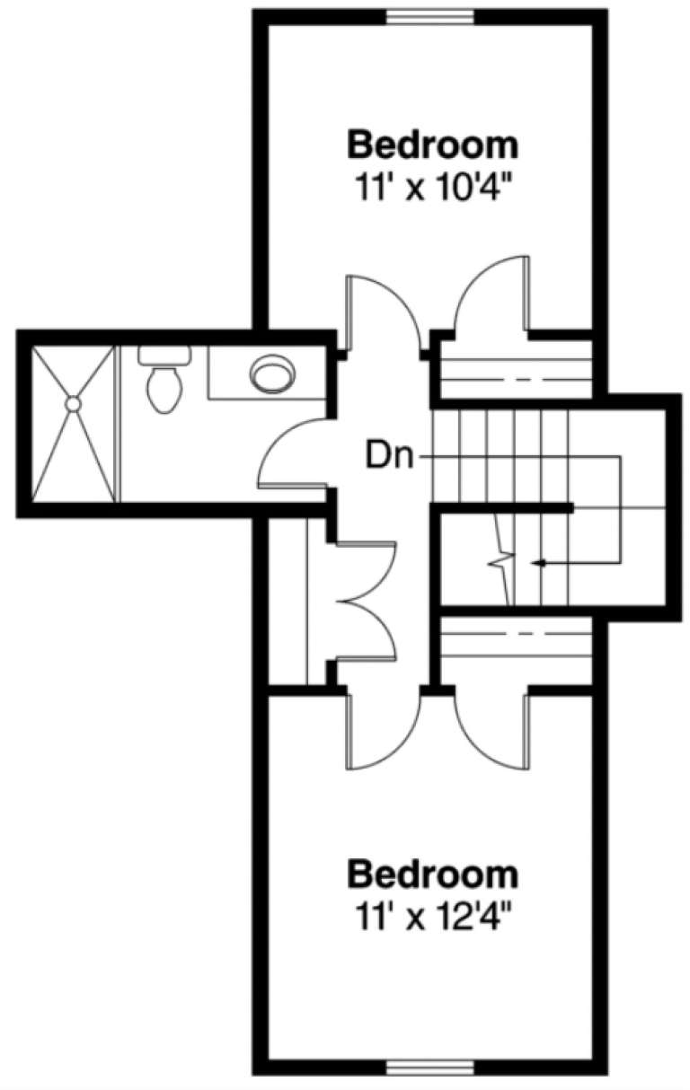 House Plan House Plan #904 Drawing 2