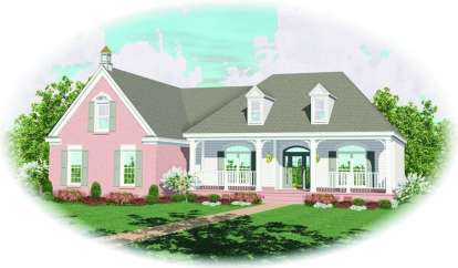 Southern House Plan #053-01467 Elevation Photo