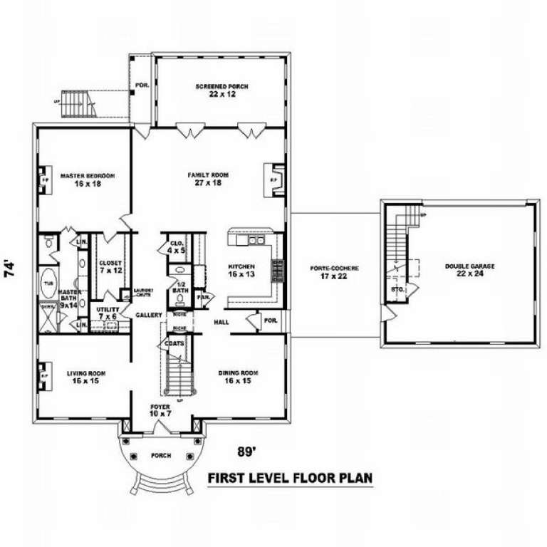 House Plan House Plan #9054 Drawing 1