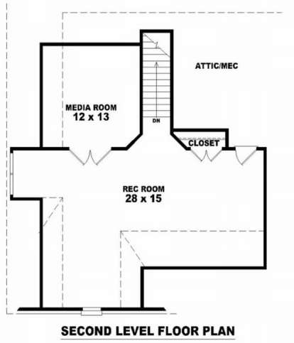 Floorplan 2 for House Plan #053-01473