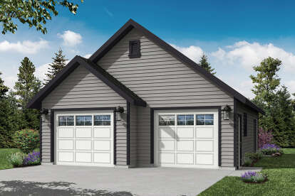 Detached Garage for House Plan #035-00255