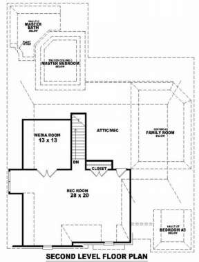 Floorplan 2 for House Plan #053-01476