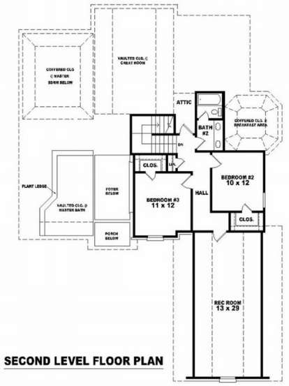 Floorplan 2 for House Plan #053-01477