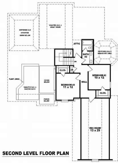 Floorplan 2 for House Plan #053-01478