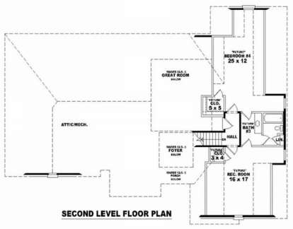 Floorplan 2 for House Plan #053-01479