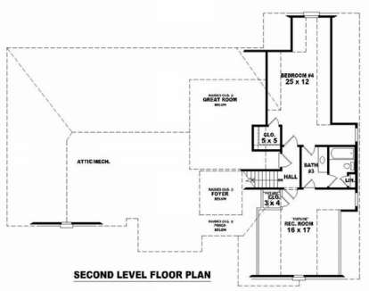 Floorplan 2 for House Plan #053-01480